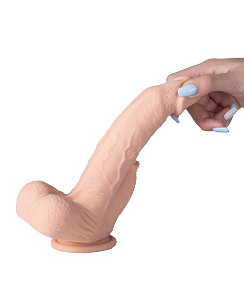 Colter App Controlled Realistic 8.5" Thrusting Dildo Vibrator w/Clit Licker - Ivory | Shop Lowest Prices at Funlove.com