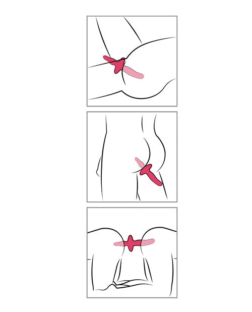 Couples Choice 2in1 Vaginal & Anal Vibrator - Pink | Shop Lowest Prices at Funlove.com