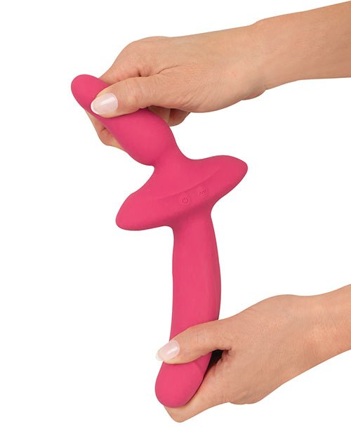 Couples Choice 2in1 Vaginal & Anal Vibrator - Pink | Shop Lowest Prices at Funlove.com