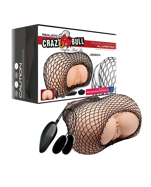 Crazy Bull Anal & Vagina Masturbator - Ivory | Shop Lowest Prices at Funlove.com