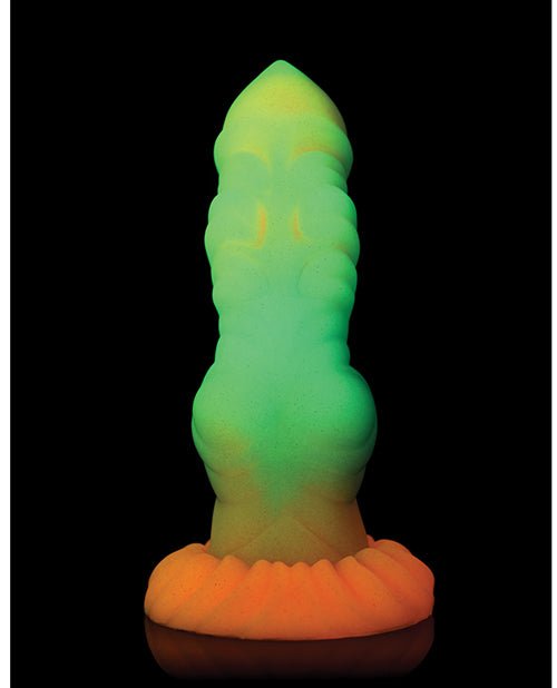 Creature Cocks Alien Invader Alien Glow - in - the - Dark Silicone Dildo | Shop Lowest Prices at Funlove.com