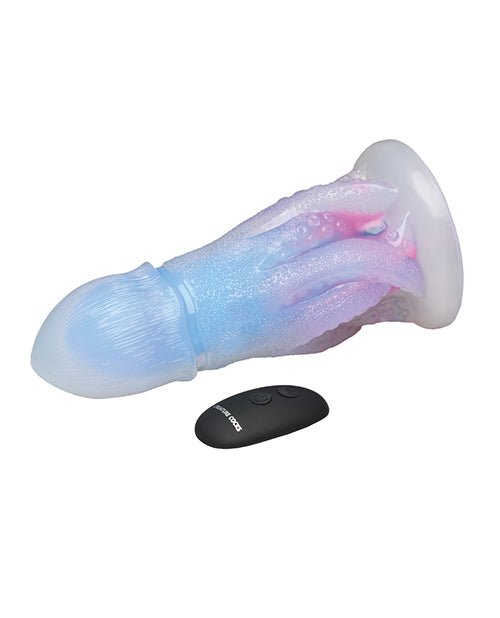 Creature Cocks - Cocktopus Deluxe Glow - in - the - Dark Vibrating Silicone Dildo | Shop Lowest Prices at Funlove.com