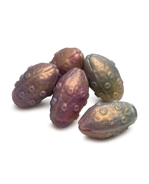 Creature Cocks Deep Invader Tentacle Ovipositor Silicone Dildo w/Eggs - Multi Color | Shop Lowest Prices at Funlove.com