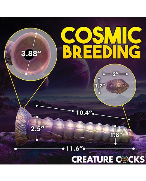 Creature Cocks Deep Invader Tentacle Ovipositor Silicone Dildo w/Eggs - Multi Color | Shop Lowest Prices at Funlove.com