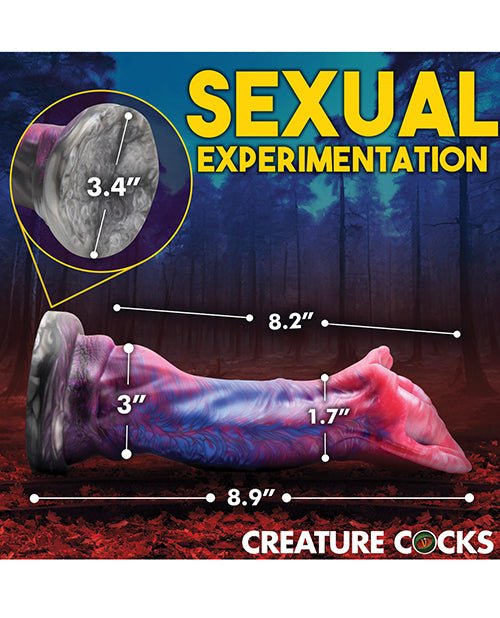 Creature Cocks Demogorgon Silicone Dildo - Multi Color | Shop Lowest Prices at Funlove.com