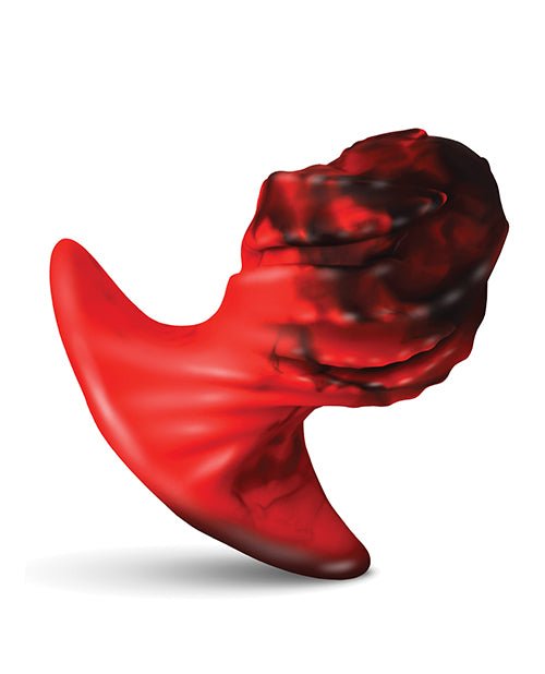 Creature Cocks Dragonspawn Silicone Butt Plug Medium - Black/Red | Shop Lowest Prices at Funlove.com