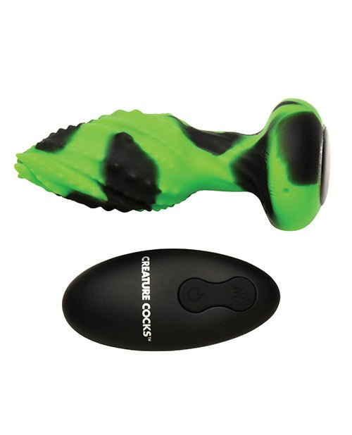 Creature Cocks - Eye of the Spawn Vibrating & Squirming Silicone Butt Plug | Shop Lowest Prices at Funlove.com
