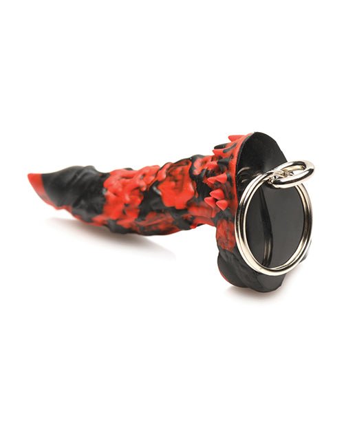 Creature Cocks Fire Demon Keychain - Red/Black | Shop Lowest Prices at Funlove.com