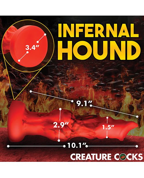 Creature Cocks Fire Hound Silicone Dildo | Shop Lowest Prices at Funlove.com