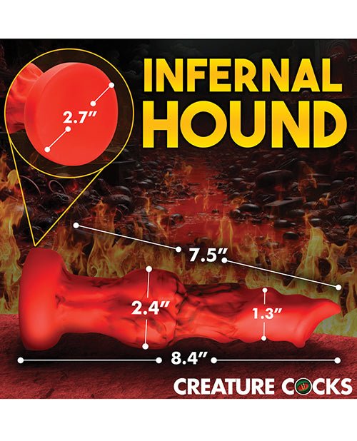 Creature Cocks Fire Hound Silicone Dildo | Shop Lowest Prices at Funlove.com