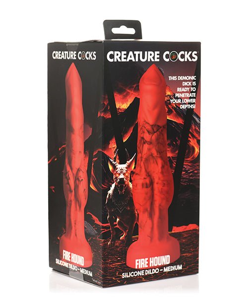 Creature Cocks Fire Hound Silicone Dildo | Shop Lowest Prices at Funlove.com