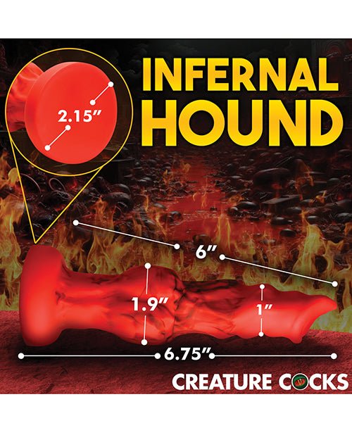 Creature Cocks Fire Hound Silicone Dildo | Shop Lowest Prices at Funlove.com