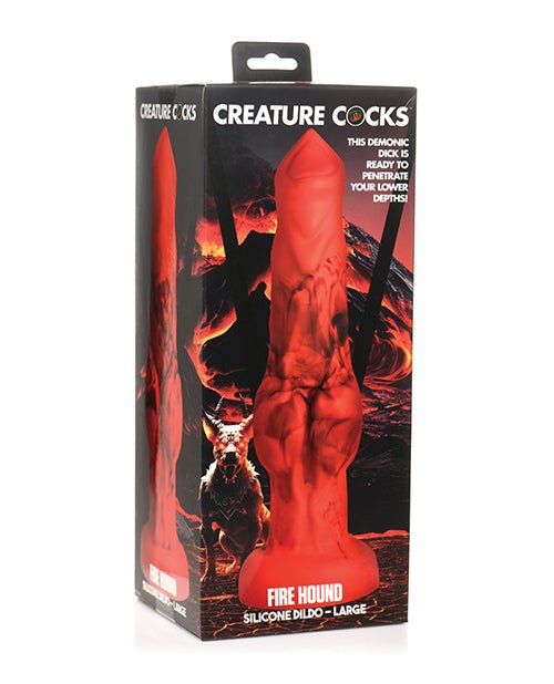 Creature Cocks Fire Hound Silicone Dildo | Shop Lowest Prices at Funlove.com