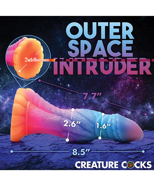 Creature Cocks Galactic Cock Alien Creature Silicone Dildo - Glow In The Dark | Shop Lowest Prices at Funlove.com