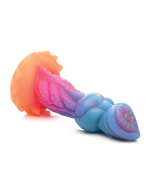 Creature Cocks Glow - in - the - Dark Aqua - Cock Silicone Dildo | Shop Lowest Prices at Funlove.com
