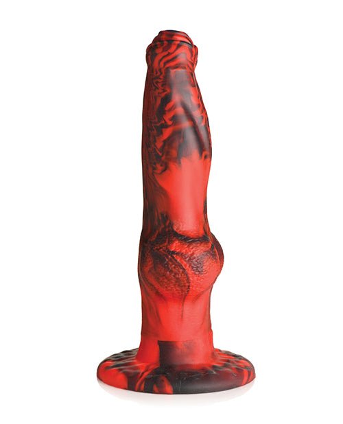 Creature Cocks Hell - Wolf Thrusting & Vibrating Silicone Dildo | Shop Lowest Prices at Funlove.com