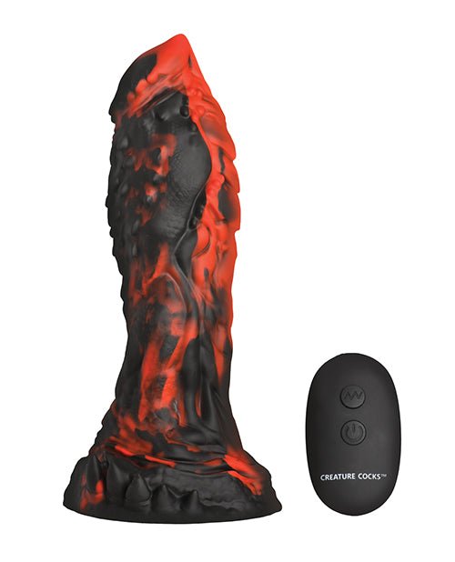 Creature Cocks - Inferno Cock Vibrating Silicone Dildo | Shop Lowest Prices at Funlove.com