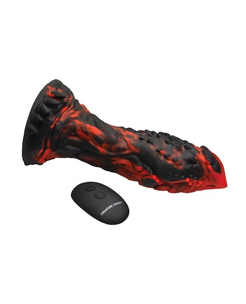Creature Cocks - Inferno Cock Vibrating Silicone Dildo | Shop Lowest Prices at Funlove.com