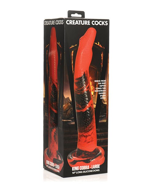 Creature Cocks King Cobra Large Silicone Dildo | Shop Lowest Prices at Funlove.com