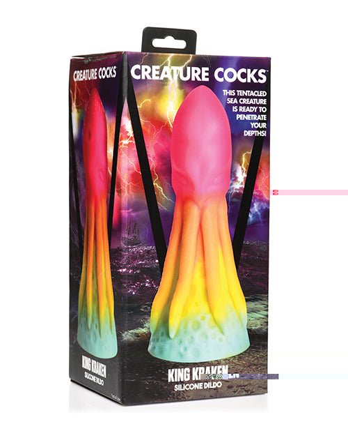 Creature Cocks King Kraken Silicone Dildo - Multi Color | Shop Lowest Prices at Funlove.com