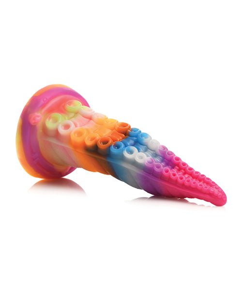 Creature Cocks Luminoctopus Glow - in - the - Dark Tentacle Dildo - Rainbow | Shop Lowest Prices at Funlove.com