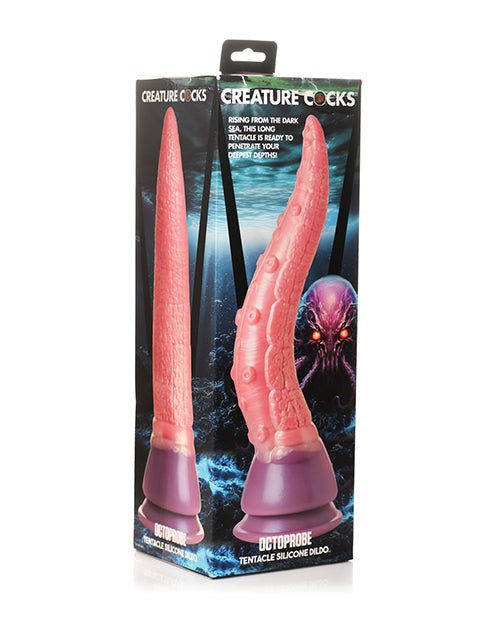 Creature Cocks Octoprobe Tentacle Silicone Dildo - Pink/Purple | Shop Lowest Prices at Funlove.com