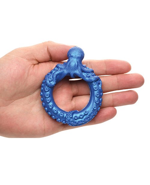 Creature Cocks Poseidon's Octo Silicone Cock Ring - Blue | Shop Lowest Prices at Funlove.com