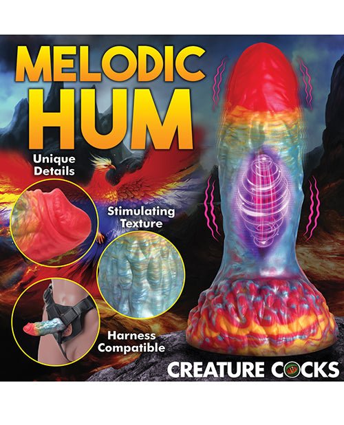 Creature Cocks Rainbow Phoenix Vibrating Dildo w/Remote Control - Rainbow | Shop Lowest Prices at Funlove.com