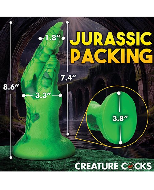 Creature Cocks Raptor Claw Fisting Silicone Dildo - Green | Shop Lowest Prices at Funlove.com