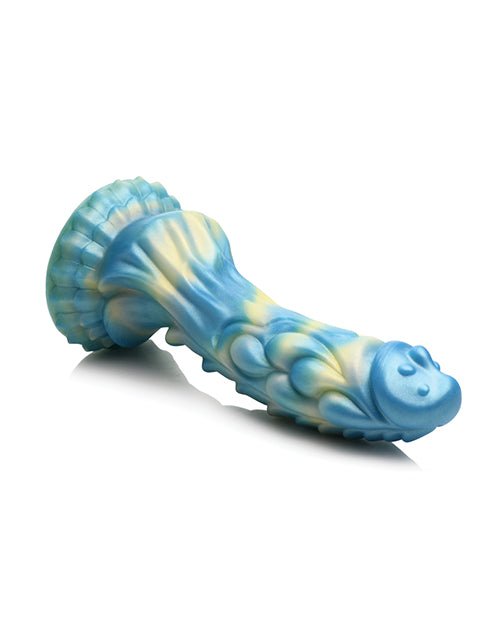 Creature Cocks Sea Stallion Vibrating Dildo w/ Remote - Blue/Yellow | Shop Lowest Prices at Funlove.com