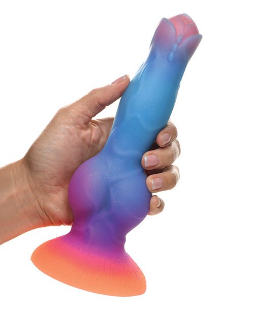 Creature Cocks Space Cock Silicone Alien Dildo - Glow In The Dark | Shop Lowest Prices at Funlove.com