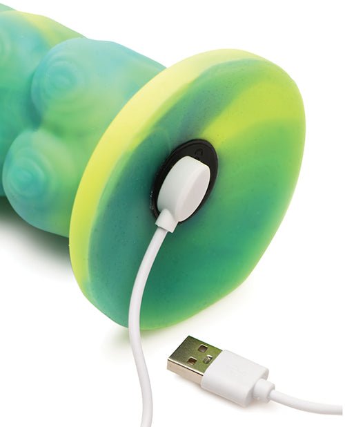 Creature Cocks Squirmer Thrusting & Vibrating Silicone Dildo w/Remote Control - Multi Color | Shop Lowest Prices at Funlove.com