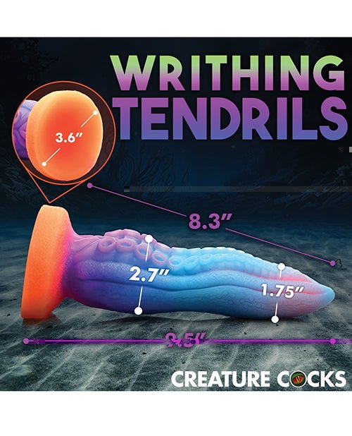 Creature Cocks Tenta - cock Silicone Dildo - Glow In The Dark | Shop Lowest Prices at Funlove.com