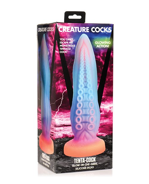 Creature Cocks Tenta - cock Silicone Dildo - Glow In The Dark | Shop Lowest Prices at Funlove.com