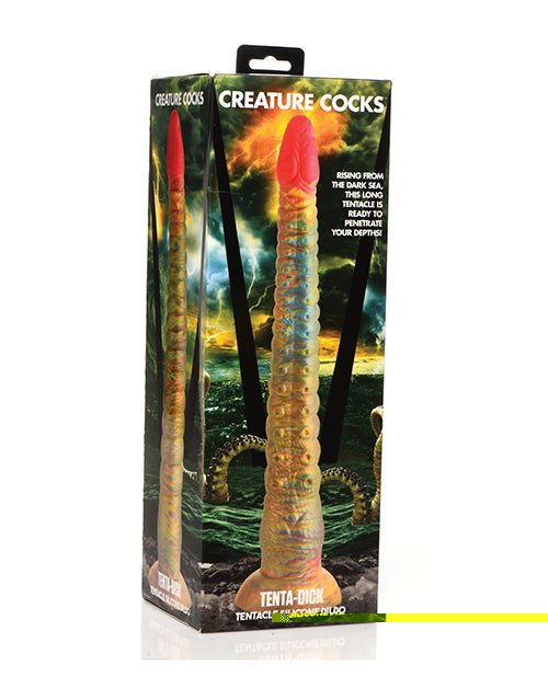 Creature Cocks Tentacle Dick Silicone Dildo - Multi Color | Shop Lowest Prices at Funlove.com