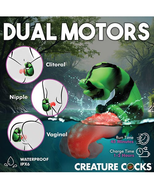 Creature Cocks Tongue Lasher Silicone Vibrator | Shop Lowest Prices at Funlove.com