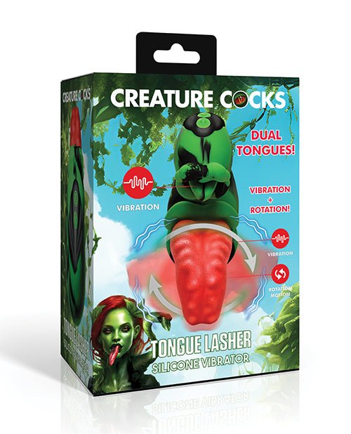 Creature Cocks Tongue Lasher Silicone Vibrator | Shop Lowest Prices at Funlove.com