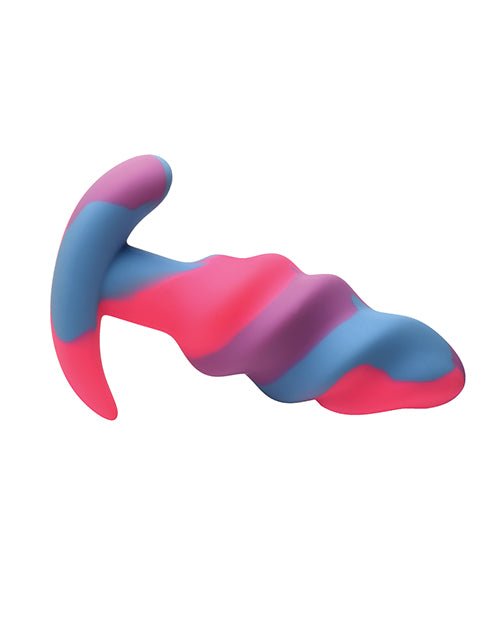 Creature Cocks - Unicorn Swirl Silicone Butt Plug - Small | Shop Lowest Prices at Funlove.com
