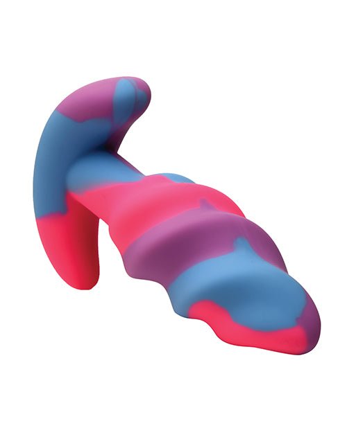 Creature Cocks - Unicorn Swirl Silicone Butt Plug - Small | Shop Lowest Prices at Funlove.com