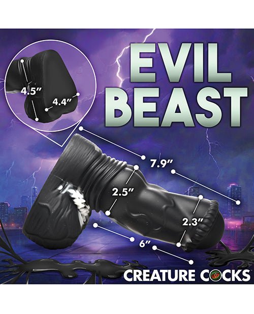Creature Cocks Venom Silicone Dildo - Black | Shop Lowest Prices at Funlove.com