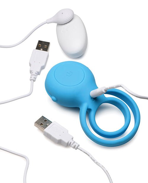 Curve Toys Gossip Love Loops 10x Silicone Cock Ring W/remote | Shop Lowest Prices at Funlove.com