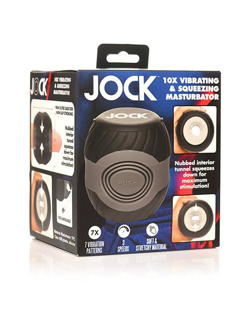 Curve Toys Jock 10x Vibrating Double Masturbator | Shop Lowest Prices at Funlove.com