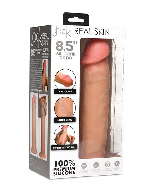 Curve Toys Jock Real Skin Silicone 8.5" Dildo | Shop Lowest Prices at Funlove.com