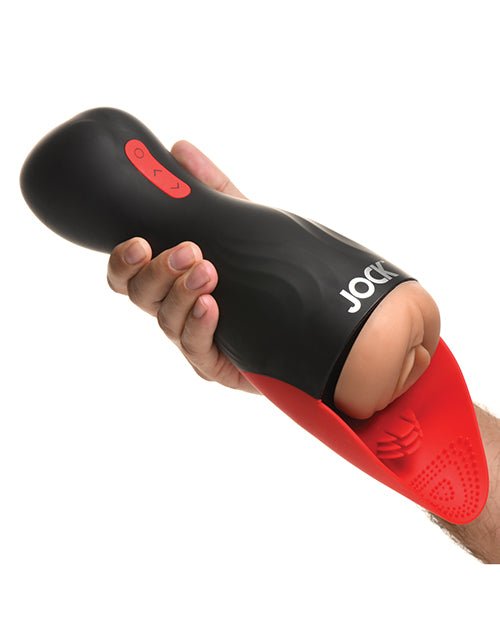 Curve Toys Jock Sucking & Vibrating Pussy Masturbator | Shop Lowest Prices at Funlove.com