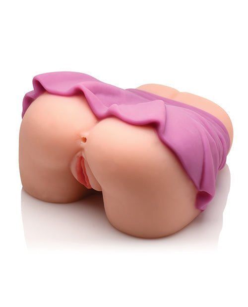 Curve Toys Mistress Ariana Mini Skirt Pussy & Ass Masturbator - Ivory | Shop Lowest Prices at Funlove.com