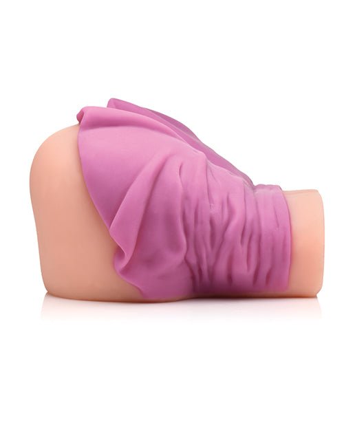 Curve Toys Mistress Ariana Mini Skirt Pussy & Ass Masturbator - Ivory | Shop Lowest Prices at Funlove.com
