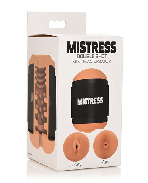 Curve Toys Mistress Double Shot Mini Masturbator Pussy & Ass - Medium | Shop Lowest Prices at Funlove.com
