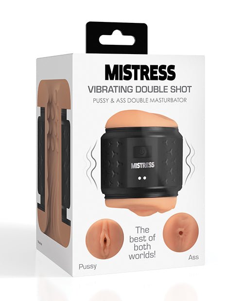 Curve Toys Mistress Vibrating Double Shot Pussy & Ass Masturbator | Shop Lowest Prices at Funlove.com