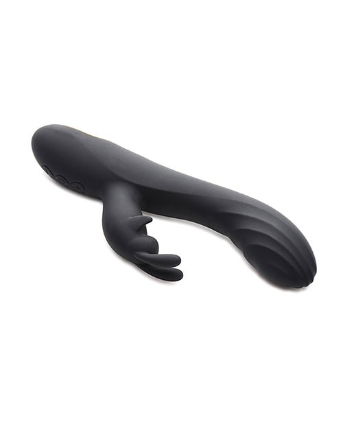 Curve Toys Power Bunnies Cuddles 10x Silicone Rabbit Vibrator - Black | Shop Lowest Prices at Funlove.com