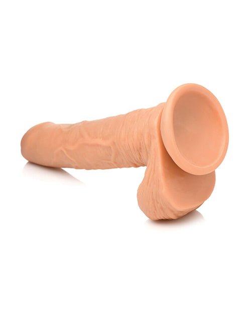 Curve Toys Thinz 8" Uncut Dildo w/Balls - Light | Shop Lowest Prices at Funlove.com